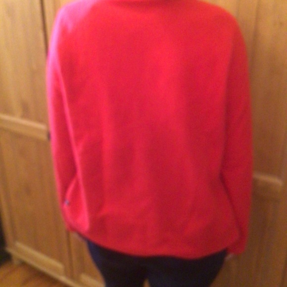 ROOTS Women’sred polar fleece jacket,size XL - Picture 8 of 8